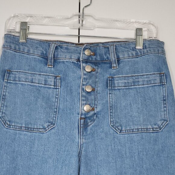 Point Sur Wide-Leg Crop Jeans Women's Size 29 - Picture 3 of 8